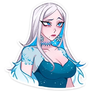 Sticker Снежная Карина @TgSticker без надписей - 2