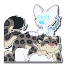 Sticker Snow Leopard (round 2!) - 8