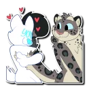 Sticker Snow Leopard (round 2!) - 7