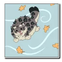 Sticker Snow Leopard (round 2!) - 2