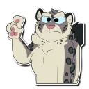Sticker Snow Leopard (round 2!) - 6