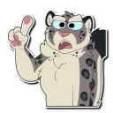 Sticker Snow Leopard (round 2!) - 10
