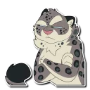 Sticker Snow Leopard (round 2!) - 3