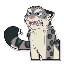 Sticker Snow Leopard - 2