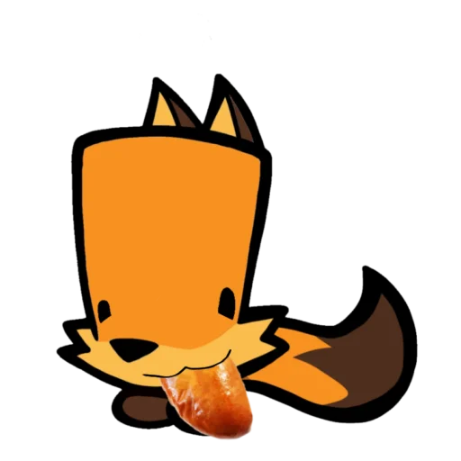 Sticker Стикеры снюсого лиса - 6