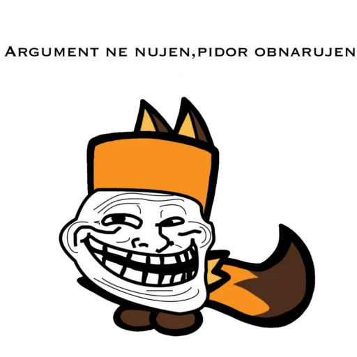 Sticker Стикеры снюсого лиса - 4