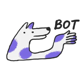 Стикер crococow dog - 5