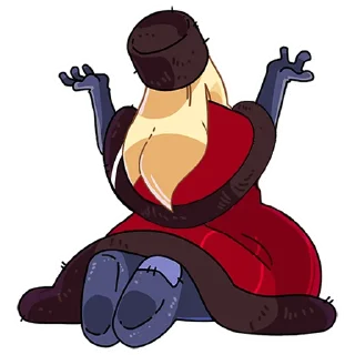 Sticker Соболина без надписей @stickers_vk - 1