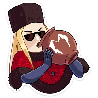 Sticker Соболина без надписей @stickers_vk - 11