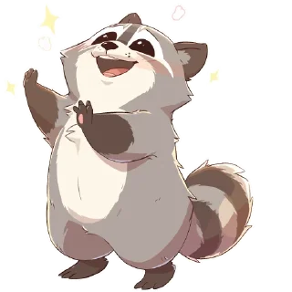 Sticker Енотики -> @cute_enot_art - 7