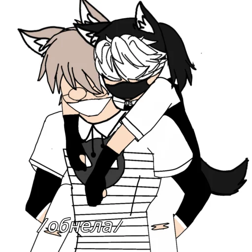 аниме эскиз иллюстрация