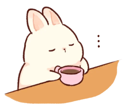 Sticker Soft and cute rabbits @softandqt - 10