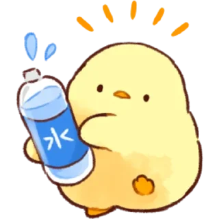 Стикер Soft and Cute Chicks Summer @TgSticker - 11