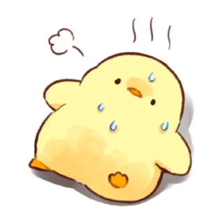 Стикер Soft and Cute Chicks Summer @TgSticker - 1