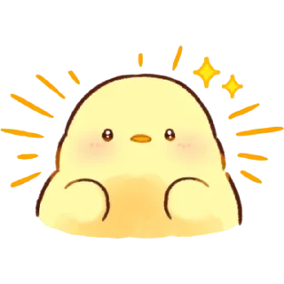 Стикер Soft and Cute Chicks Summer @TgSticker - 2