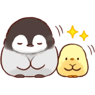 Стикер Soft and Cute Chicks Summer @TgSticker - 9