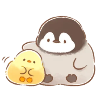 Sticker soft and cute chick (spring) - 3