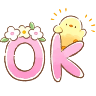 Sticker soft and cute chick (spring) - 10
