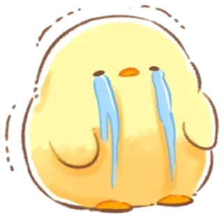 Sticker soft and cute chick (spring) - 8