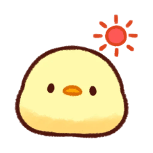 Sticker Soft and Cute Chicks Feelings @softandqt - 7
