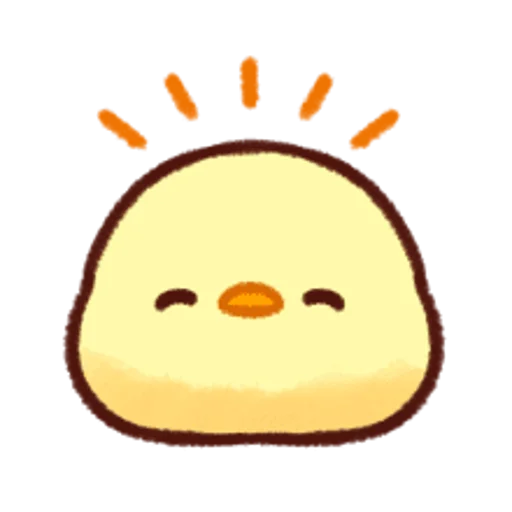Sticker Soft and Cute Chicks Feelings @softandqt - 5