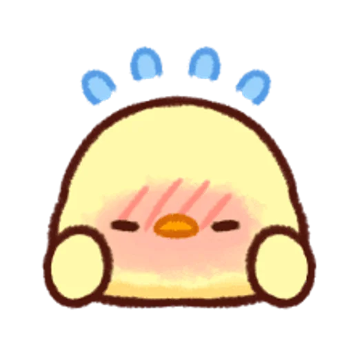 Sticker Soft and Cute Chicks Feelings @softandqt - 3