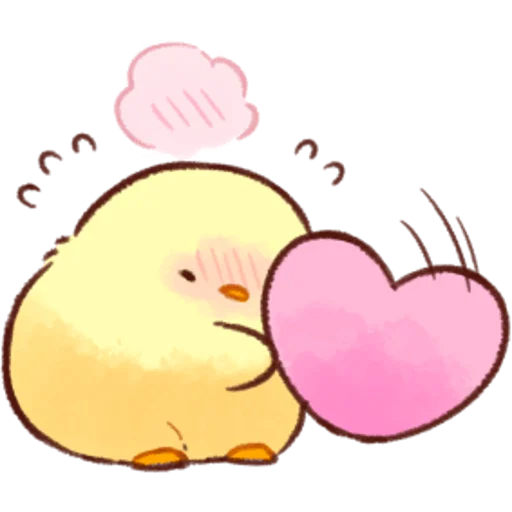 Sticker Soft and Cute Chicks Feelings @softandqt - 11