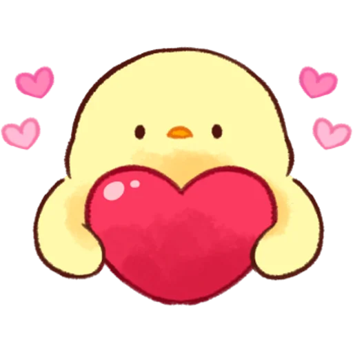 Sticker Soft and Cute Chicks Feelings @softandqt - 9