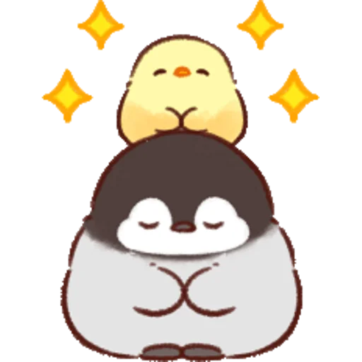Sticker Soft and Cute Chicks Feelings @softandqt - 5