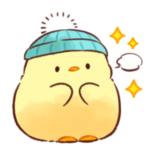 Sticker Soft and Cute Chicks Feelings @softandqt - 4
