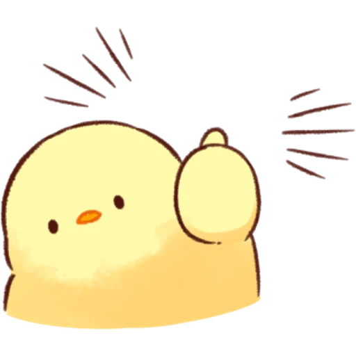 Sticker Soft and Cute Chicks Feelings @softandqt - 0
