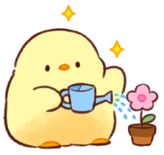 Sticker Soft and Cute Chicks New @softandqt - 2