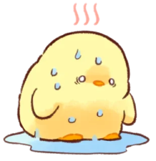 Sticker Soft and Cute Chicks New @softandqt - 6