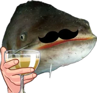 Sticker Сомик одиночка - 0