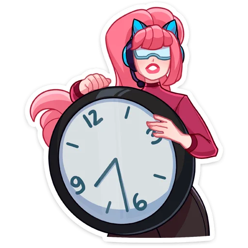 часы мультфильм иллюстрация