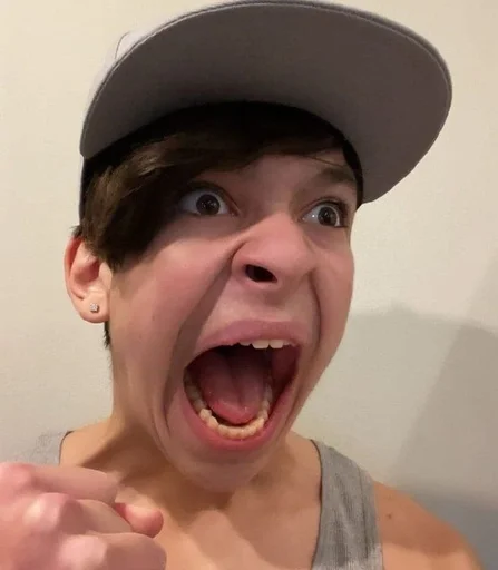 person human face tooth