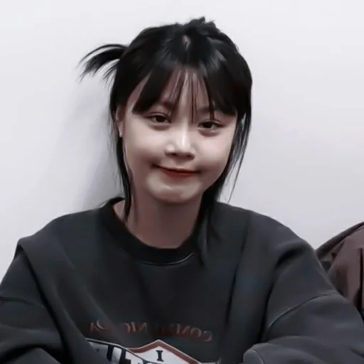 human face person bangs