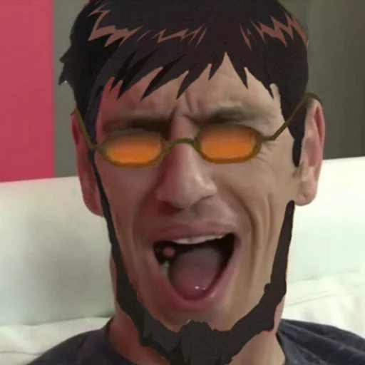 мультфильм человеческое лицо челюсть