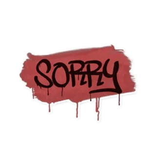 Стикер Sorry @stickersb2b - 0