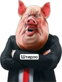 Стикер БОЕВЫЕ СОZИОНИЧЕСКИЕ СВИНЬИ УИИИИИ - 10