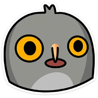 Sticker Сова Вова без надписей • @TgSticker - 7