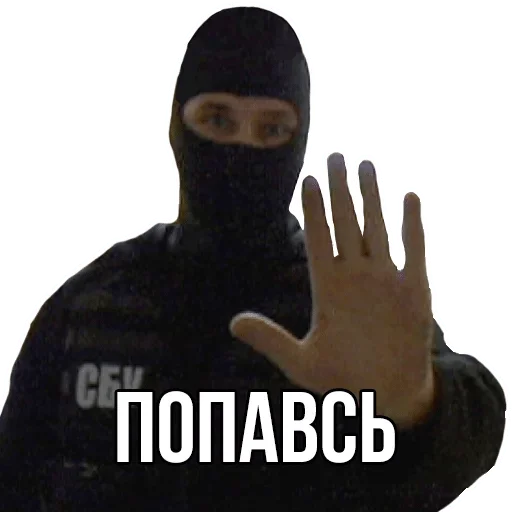 Стикер Твой личный опер — @stckrRobot - 6