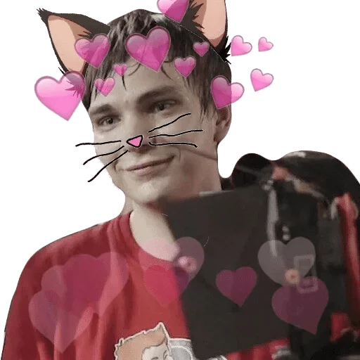 human face cartoon pink