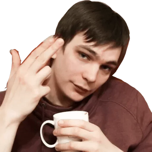 person human face coffee cup