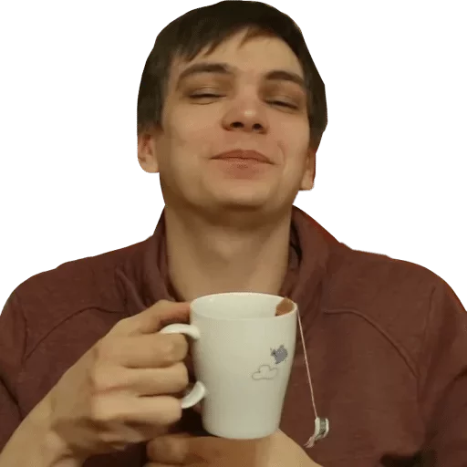 person human face coffee cup