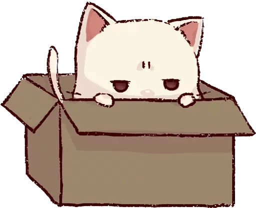 кошка животное эскиз