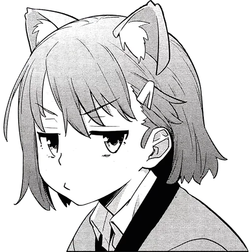 аниме эскиз иллюстрация