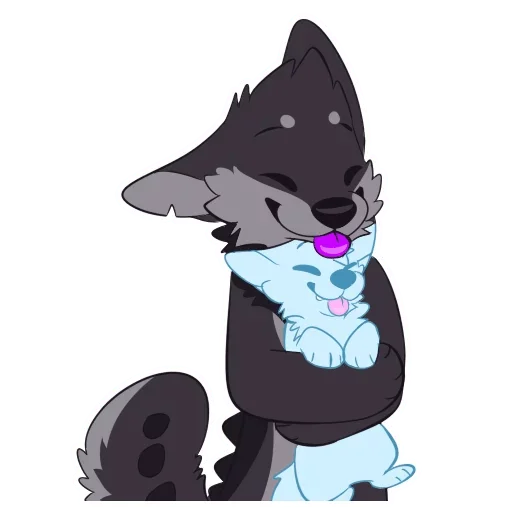 Flauschigefuchs stickers 6 — @stckrRobot - клипарт