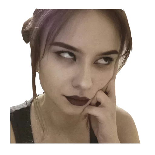 human face portrait eyelash