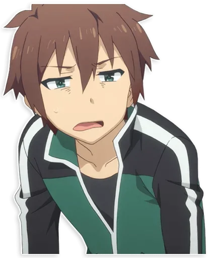 anime cartoon human face